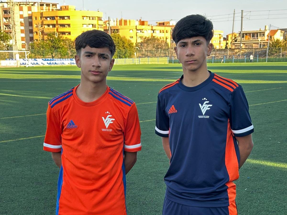 Unai Tobal y Cristian García con la Selección Valenciana