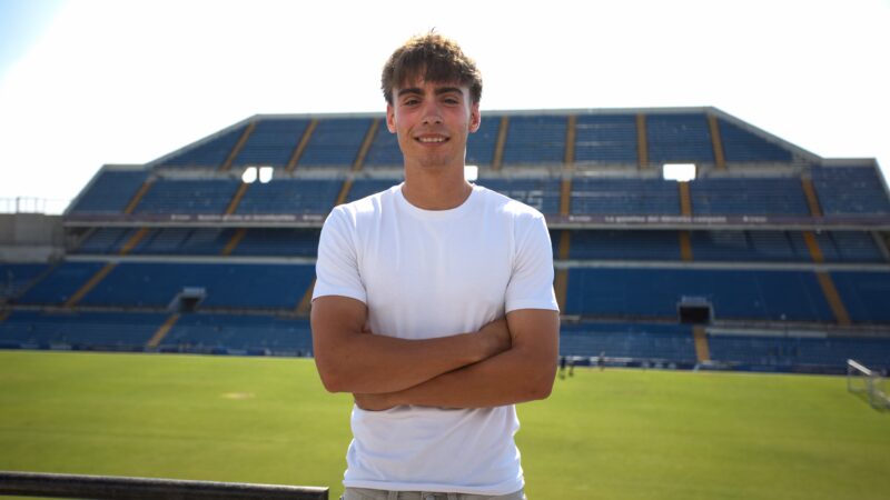 Hugo Oliver, otro jugador que sube al Juvenil A