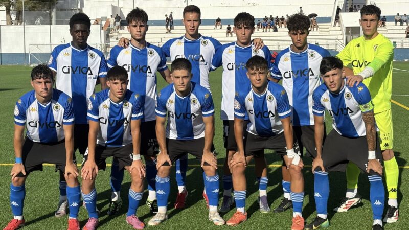 El Juvenil A comienza la liga con derrota contra el Valencia (0-3)
