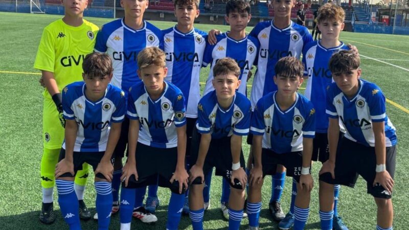 Mañana de sábado de doblete en la Ciudad Deportiva Antonio Valls con Cadete A e Infantil A