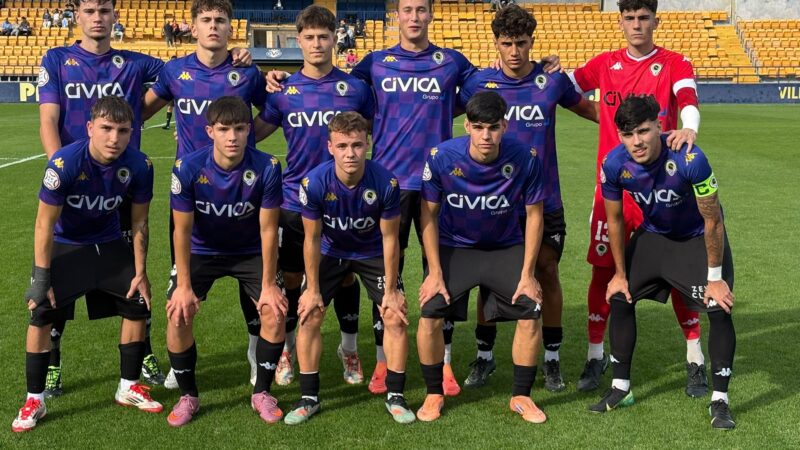 El Juvenil A se queda corto en Villarreal (2-0)