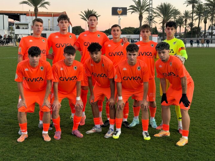 El Juvenil A cae en Valencia (4-0)
