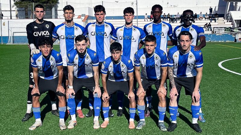 Reparto de puntos entre Hércules B y Jove Español (0-0)
