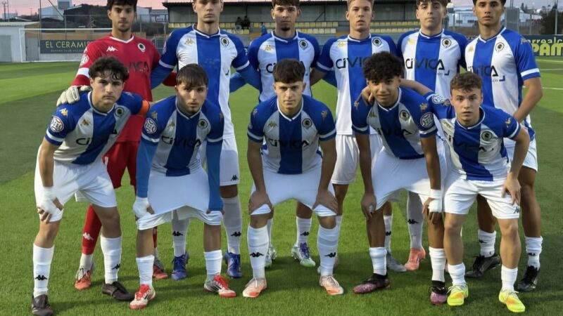 Al Juvenil A se le escapan dos puntos en el 90′ ante el Roda (2-1)