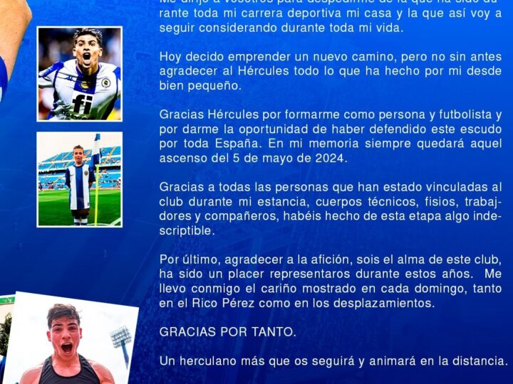 Nico Espinosa sale del Hércules y ficha por el Mirandés