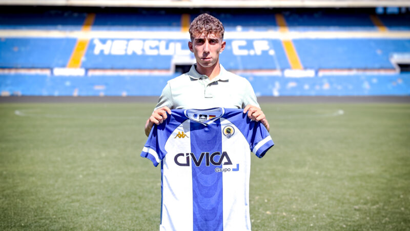 José Córcoles, llegada y carácter para el centro del campo del Hércules B