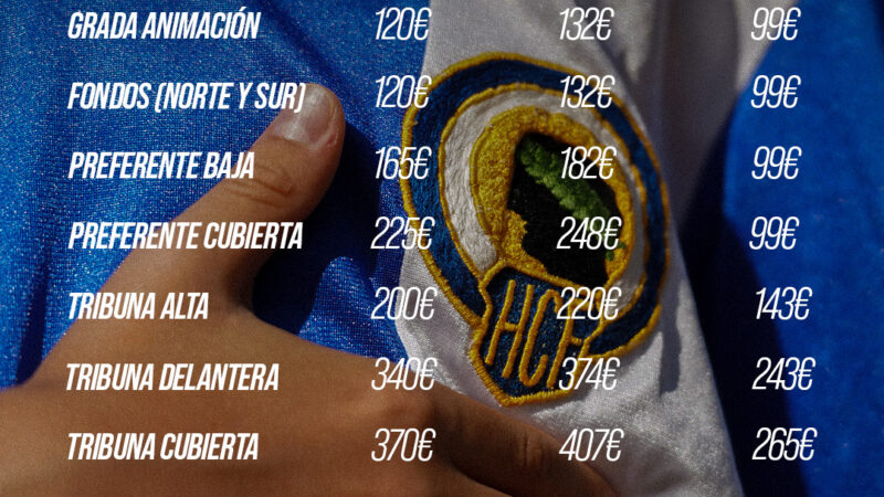 El Hércules mantiene los precios de la temporada pasada en su campaña de abonos