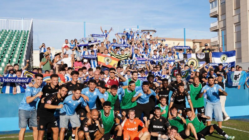 Álex Jiménez y Blazic protagonizan la victoria del Hércules en Águilas (0-1)