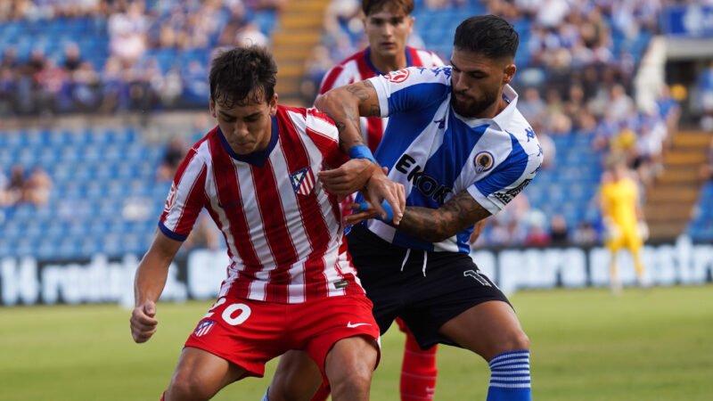 Un Hércules sin gol encadena su segunda derrota consecutiva ante el Atlético Madrileño (0-2)
