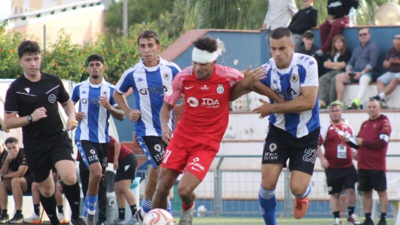 El Hércules B rescata un trabajado punto en el tiempo añadido contra el Vall de Uxó (1-1)